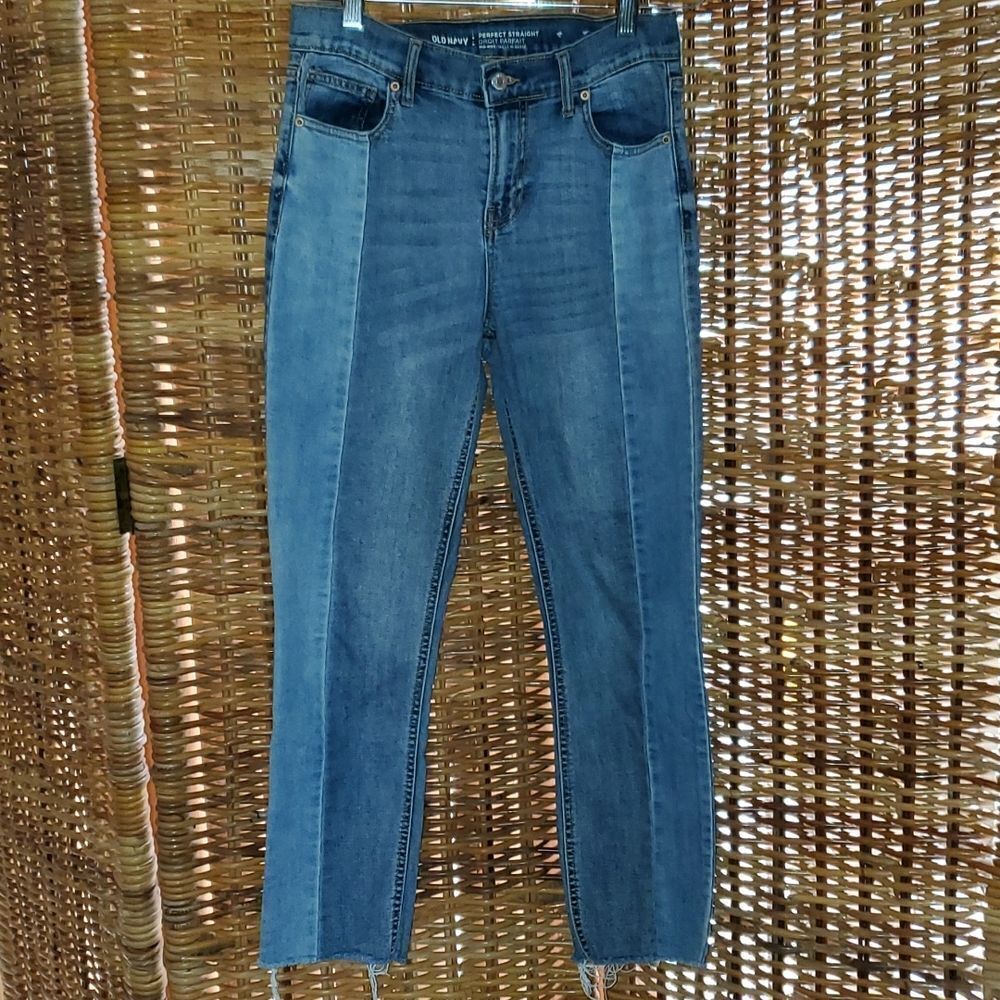 Old Navy Perfect Straight Mid Rise Jeans 6